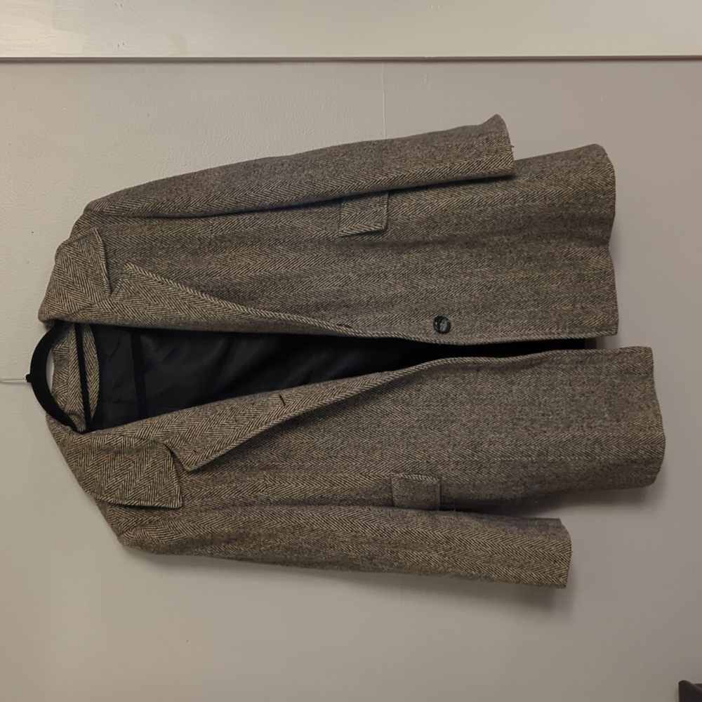 Herringbone Noble Fashions Wool Blend Jacket